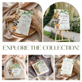 Forest Animals Greenery Baby Shower Party Servet