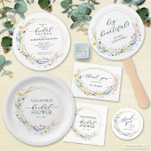 Chic Wildflowers Bruidsbrunch Mimosa Bar Acryl Bord