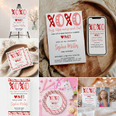 XOXO Knuffels & Kusjes Valentijnsdag 1e verjaardag Papieren Bekers