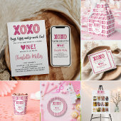 XOXO Knuffels & Kusjes Valentijnsdag 1e verjaardag Bedankdoosjes