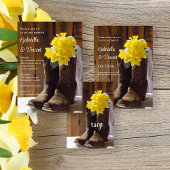 Daffodils en Cowboy Boots Western Vrijgezellenfees Servetten