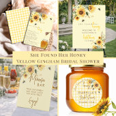 Gele zonnebloem vond ze haar Vrijgezellenfeest Kaart