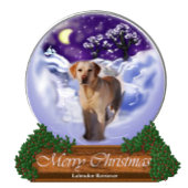 Yellow Lab kerst Grosgrain Lint