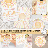 Zonneschijn Geel Sinaasappel Zon Papieren Bordje