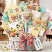 Gele leraar school boek patroon cadeaupapier