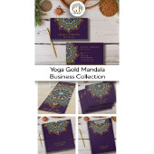 Yoga Gold Mandala Klembord