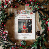 Merry Married Greenery Berry Foliage Ornament