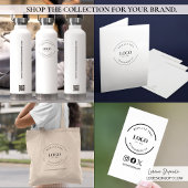 Bedankt voor uw bestelling Custom logo business Ronde Sticker