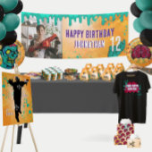 Zombie Verjaardag Halloween Kinder Party Waterfles Etiket