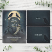 Eerie Elegant Zombie Trouwpapier Borden Papieren Bordje (Personaliseer de collectie van deze zelfstandige maker.)