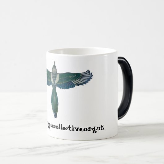 Collective van de ekster magische mok (Voorkant rechts)