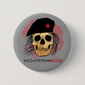 Collectivisme Kills Ronde Button 5,7 Cm (Voorkant)