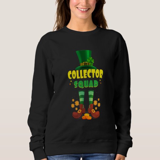 Collector Squad Funny Irish St Patrick Day Trui (Voorkant)