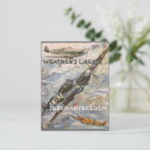 Collectors Briefkaart met JackCrisp Motto (Staand voorkant)