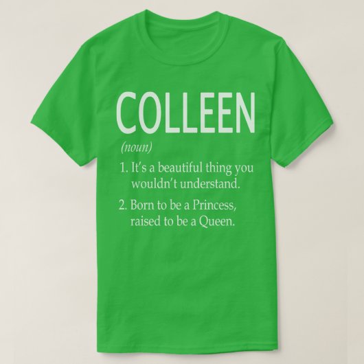 Colleen Naam Gift 138 T-shirt (Design voorkant)
