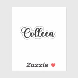 Colleen Name - Handgeschreven kalligrafie Sticker
