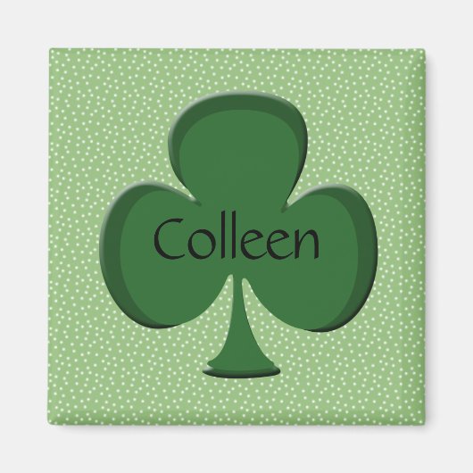 Colleen Shamrock Magnet (Voorkant)