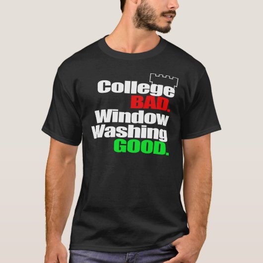 Colleg BAD (donker kleed) T-shirt (Voorkant)
