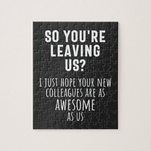 collega afscheid, pensionering, collega, vaarwel, legpuzzel (Verticaal)