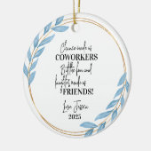 Collega Beste Vriend Kerstversiering Gift Keramisch Ornament (Links)