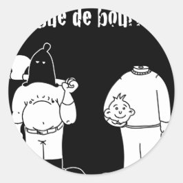 Collega Bourreau (Francois Ville & Gdb Gdblog) Ronde Sticker