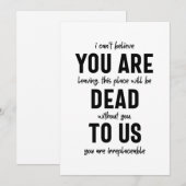 collega farewell, pensionering, medearbeider vaarw feestdagenkaart (Voorkant / Achterkant)