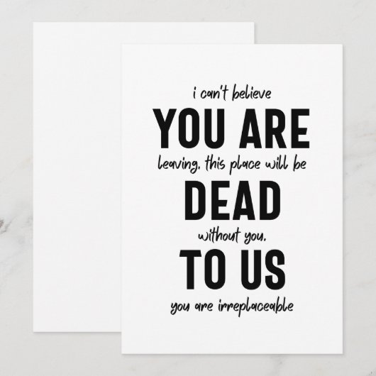 collega farewell, pensionering, medearbeider vaarw feestdagenkaart (Voorkant / Achterkant)