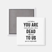 collega farewell, pensionering, medearbeider vaarw magneet (Voorkant / Achterkant)