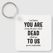 collega farewell, pensionering, medearbeider vaarw sleutelhanger (Voorkant)