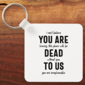 collega farewell, pensionering, medearbeider vaarw sleutelhanger (Voorkant)