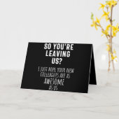collega farewell, pensionering, medewerker, afsche kaart (Gele Bloem)