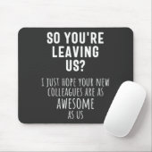 collega farewell, pensionering, medewerker, afsche muismat (Met muis)