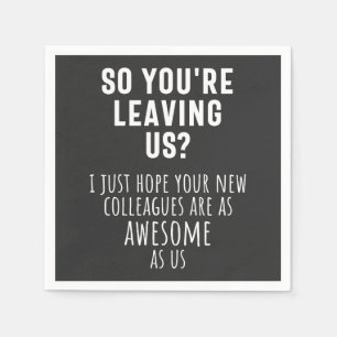 collega farewell, pensionering, medewerker, afsche servet