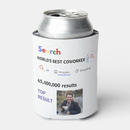 Collega FOTO Geschenken Baas Verpleegkundige Leraa Blikjeskoeler (Blikje Voorkant)