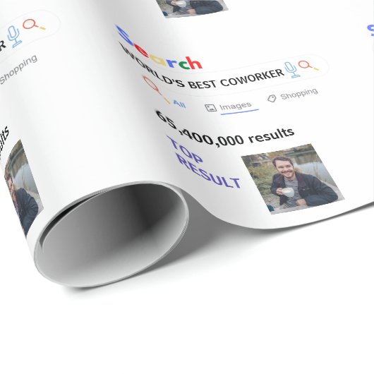 Collega FOTO Geschenken Baas Verpleegkundige Leraa Cadeaupapier (Rol Hoek)