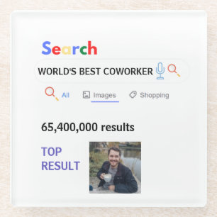 Collega FOTO Geschenken Baas Verpleegkundige Leraa Glazen Onderzetter