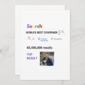 Collega FOTOCADEAUS Baas Verpleegster Leraar Dokte Kaart (Voorkant / Achterkant)