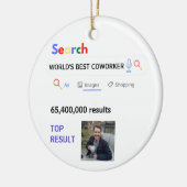 Collega FOTOKADO'S Baas Verpleegster Leraar Dokter Keramisch Ornament (Links)