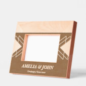 Collega Geometrische Custom Wood Afbeelding Lijste Gegraveerde Lijstjes (Links)