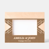 Collega Geometrische Custom Wood Afbeelding Lijste Gegraveerde Lijstjes (Voorkant)