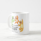 Collega - Ik werk met absolute legendes! Vertrek  Koffiemok (Voorkant links)