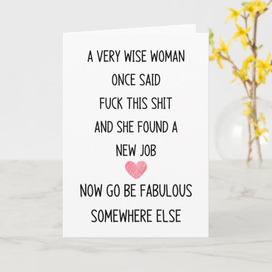 Collega Kaart (Gele Bloem)