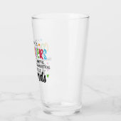 Collega Quote - Werk maakte ons collega's vrienden Glas (Links)