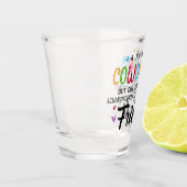 Collega Quote - Werk maakte ons collega's vrienden Shot Glas (Links)