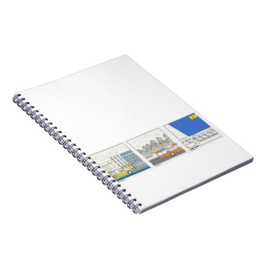 Collega roept spiraal Notitieboek uit (Rechterzijde)