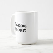 Collega therapeut koffiemok (Voorkant links)
