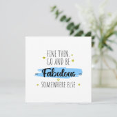 Collega vertrekt, gaat weg, afscheidscadeau kaart (Staand voorkant)