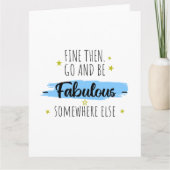 Collega vertrekt, gaat weg, afscheidscadeau kaart (Voorkant)