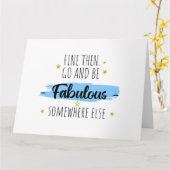 Collega vertrekt, gaat weg, afscheidscadeau kaart (Gele Bloem)