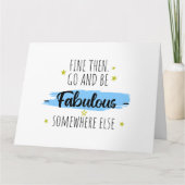 Collega vertrekt, gaat weg, afscheidscadeau kaart (Voorkant)